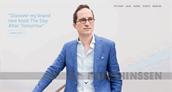 Desktop Screenshot of peterhinssen.com