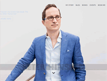 Tablet Screenshot of peterhinssen.com